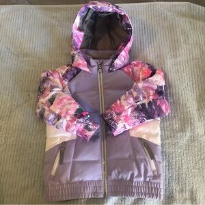 Spyder Girls Bitsy Atlas Hooded winter ski Jacket size 2 (2T) Excellent cond!